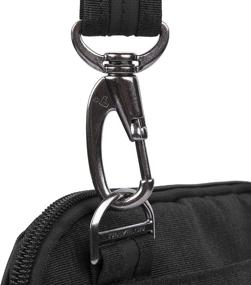 img 1 attached to Travelon Anti-Theft Metro Small Crossbody Bag - Black: Secure and Stylish Travel Companion