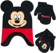 disney mickey winter mitten gloves: boys' accessories for cold weather fun logo