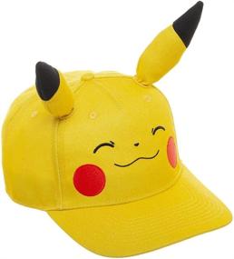 img 2 attached to Pokemon Pikachu Face Pre Curved Snapback
