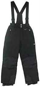 img 3 attached to 👖 Ultimate Protection: Weatherproof 32 Degrees Boy's Charcoal Zip-Off Suspender Snow Pants