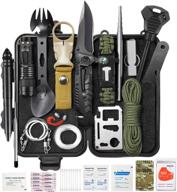 🎁 gtomipo 59-in-1 survival gear kit for emergency, fishing, hunting – perfect birthday gift for men, women, and families; ideal father's day present for dad, husband – sos earthquake aid equipment логотип