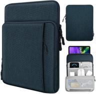 📱 timovo tablet sleeve case for ipad 10.2 2019-2021, ipad air 4 10.9 2020, ipad pro 11 2018-2021, galaxy tab a7 10.4, s6 lite 2020, surface go 2/1 - fit apple smart keyboard, multi pockets, indigo, 9-11 inch logo