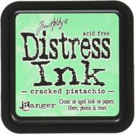 🌿 ranger tim holtz distress ink pad - cracked pistachio shade logo