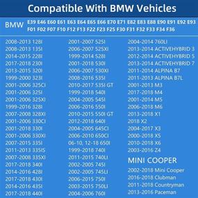 img 3 attached to 🔒 High-Performance Gas Cap/Fuel Cap for Mini Cooper & BMW X1, X2, X3, X4, X5, X6, 128i, 135i, 228i, 320i, 323i, 325i xi, 328i, 330i, 335i, 428i, 525i, 528i, 530i, 535i GT, 645ci, 650i, 740i, 745i, 750i, E39, E46, E60, E90, F01, F02, F07, M3, M4, M5, M6, Z4