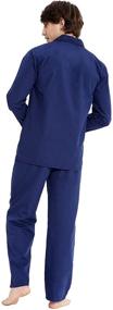 img 2 attached to 👕 PIZZ ANNU Простая легкая пижама из плотной ткани: удобная и стильная одежда для повседневного отдыха