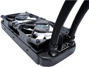 img 2 attached to Fractal Design Celsius S24: Silent Liquid CPU Cooler - PWM - Intelligent 💧 Controls - 240mm Radiator - Includes 2x Dynamic X2 PWM GP-12 Fans - Black