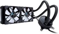 fractal design celsius s24: silent liquid cpu cooler - pwm - intelligent 💧 controls - 240mm radiator - includes 2x dynamic x2 pwm gp-12 fans - black logo