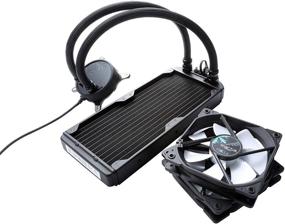 img 3 attached to Fractal Design Celsius S24: Silent Liquid CPU Cooler - PWM - Intelligent 💧 Controls - 240mm Radiator - Includes 2x Dynamic X2 PWM GP-12 Fans - Black