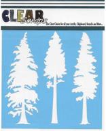 clearsnap clear scraps stencils pine logo