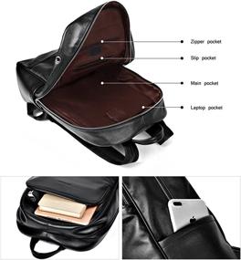 img 1 attached to BOSTANTEN Laptop Backpack: The Ultimate Choice for Stylish and Functional Shoulder Bags