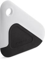 🍳 kohler silicone and nylon kitchen pot and pan dish scraper, heat resistant, white and charcoal logo