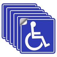 wheelchair self adhesive reflective protected waterproof logo