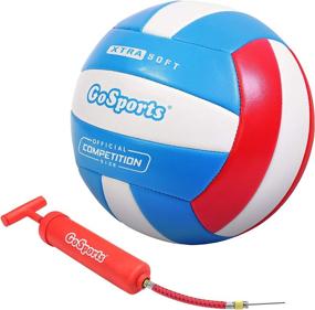 img 4 attached to 🏐 GoSports Soft Touch Recreational Volleyball - Regulation Size for Indoor or Outdoor Play - Includes Ball Pump - Choose Between Single or 6 Pack - Available at GoSports Store