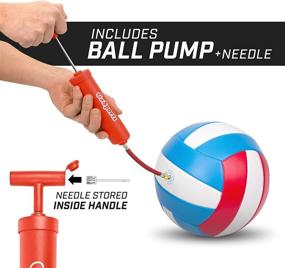 img 2 attached to 🏐 GoSports Soft Touch Recreational Volleyball - Regulation Size for Indoor or Outdoor Play - Includes Ball Pump - Choose Between Single or 6 Pack - Available at GoSports Store