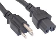 💡 cablelera 14awg black power cord, 10-pack nema5-15p to c15, 6ft length, 15a rating логотип