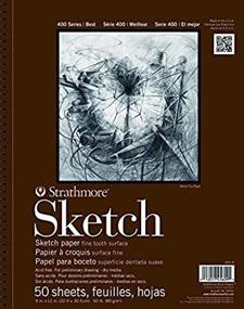 img 2 attached to 🎨 Strathmore 400 Series Sketch Pad Review: 9 x 12 Inches – A Must-Have for Artists!