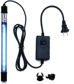 img 4 attached to 🐠 11W Waterproof Submersible Lamp for Aquariums and Ponds - Clears Green Algae and Purifies Water (HUV-11)
