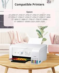 img 3 attached to WOKOK Sublimation Ink Refill for Epson Ecotank ET-2760 ET-2720 ET-4750 ET-2650 ET-3760 Inkjet Printers - Heat Press Transfer on Mugs, Plates, T-Shirts, Pillows, and Phone Cases