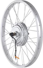 img 3 attached to 🚲 AW 24" Electric Bicycle Front Wheel Conversion Kit - Powerful 750W Motor, Fits 24" x 1.75" to 2.1" Tire, 36V Efficient E-bike Upgrade