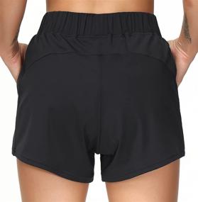 img 2 attached to 🏋️ Versatile Women's Workout Shorts: Loose Fit Drawstring Lounge Running Shorts for Yoga, Gym