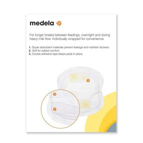 img 2 attached to 🤱 Medela Nursing Pads: 60-Pack Disposable Breast Pads for Optimal Comfort and Protection