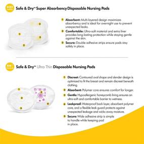 img 3 attached to 🤱 Medela Nursing Pads: 60-Pack Disposable Breast Pads for Optimal Comfort and Protection