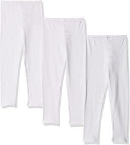 img 4 attached to 🌈 Hanes Little Girls' Leggings (Pack of 3) - Stylish and Durable Leggings for your Little Ones!