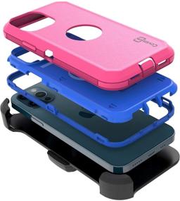 img 2 attached to CoverON Rugged Holster Designed For Apple IPhone 12 Pro Max Case (6