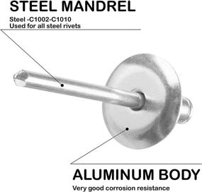 img 3 attached to Rivet Flange Mandrel Aluminum Diameter