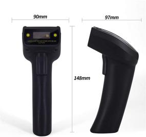 img 3 attached to Symcode 2.4GHz Wireless & USB2.0 Wired USB Wireless 1D Barcode Scanner with Receiver Storage of up to 10000 Code - Handheld Laser Barcode Reader Scanner