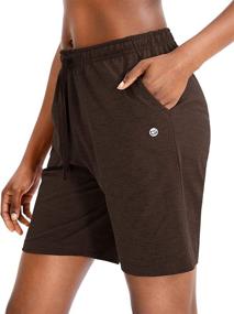 img 2 attached to 🩳 G Gradual Women's Bermuda Shorts: Jersey Shorts with Deep Pockets, 7" Long, Ideal for Women's Lounge, Walking, and Athletic Activities