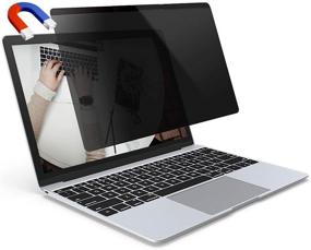 img 4 attached to 🖥️ Окончательный магнитный экран конфиденциальности для MacBook Pro 15 дюймов 2012-2015, Антибликовый, 96% блокировка УФ-лучей, Антицарапин - A1398