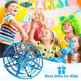 img 3 attached to 🚁 OMWay Remote Control Kids Drone - Exciting Outdoor Toys for Kids 8-12, Perfect Yard Games for 8-14 Year Old Teen Boys and Girls - The Ultimate UFO Flying Ball Toy for Backyard Fun! Amazing Easter, Christmas, or Birthday Gift Ideas