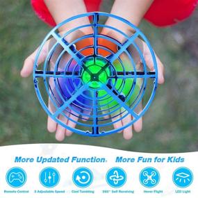 img 1 attached to 🚁 OMWay Remote Control Kids Drone - Exciting Outdoor Toys for Kids 8-12, Perfect Yard Games for 8-14 Year Old Teen Boys and Girls - The Ultimate UFO Flying Ball Toy for Backyard Fun! Amazing Easter, Christmas, or Birthday Gift Ideas