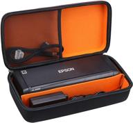 durable carrying case for epson workforce es-300w/es-200/es-300wr portable scanner logo
