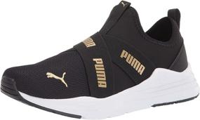 img 4 attached to Кроссовки PUMA Toddler Boys' 👟 серебристого цвета - унисекс обувь