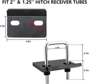 img 3 attached to Funmit Tightener Anti Rattle Stabilizer Stainless