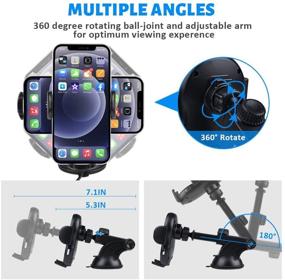 img 3 attached to Wireless Auto Clamping Charging Compatible IPhone12