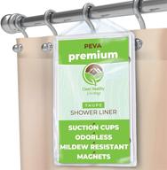 premium shower curtain magnets suction bath logo