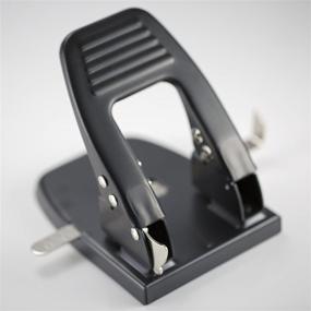 img 2 attached to Efficient 2 Hole Punch: Officemate, 30 Sheet Capacity, Black (90092)