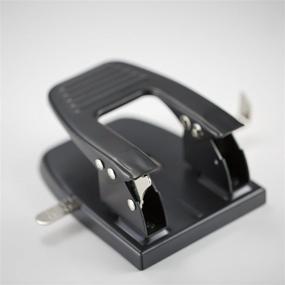 img 1 attached to Efficient 2 Hole Punch: Officemate, 30 Sheet Capacity, Black (90092)