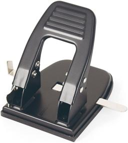 img 3 attached to Efficient 2 Hole Punch: Officemate, 30 Sheet Capacity, Black (90092)