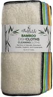 🌿 whiff botanicals/whiffkitch bamboo dish cloths & kitchen wipes: replace your sponge with 6 washable, reusable, absorbent, sustainable, durable dish rags logo