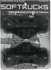 img 3 attached to 🛹 Softrucks Skateboard Practice Trucks – Enhance Skill, Build Strength & Confidence – Ideal for Indoor or Outdoor Use – Compatible with Any Skate Deck