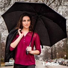 img 3 attached to ☂️ Kingston Windproof Oversized Umbrellas by LifeTek
