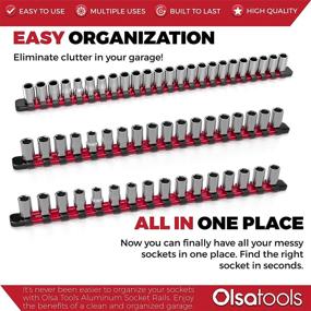img 3 attached to 🗄️ Premium Aluminum Organizer by Olsa Tools