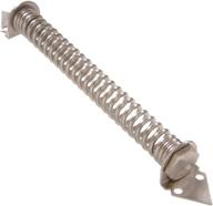 🔐 hillman hardware essentials 851838 stainless steel gate spring: superior self-closing function with adjustable tension - 12-inch length logo