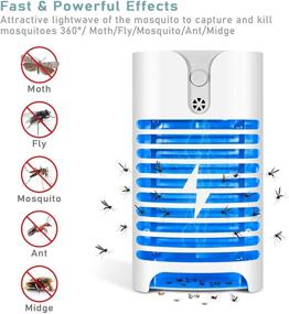 img 3 attached to 🦟 CIVPOWER Bug Zapper & Mosquito Zapper Indoor Plug-in Night Light - Pack of 2 for Optimal Performance