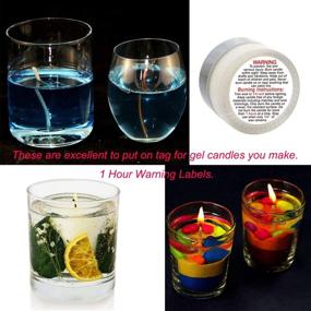 img 1 attached to Предупреждающие наклейки Container Melting Votives% EF% BC% 8C