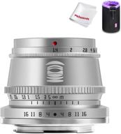 📸 ttartisan 35mm f1.4 manual focus aps-c format fixed lens for fuji fujifilm x-mount cameras - x-a1, x-a10, x-a2, x-a3, x-a5, x-h1, x-t1, x-t10, x-t2, x-t20, x-t100, x-pro1, x-pro2, etc. (silver) logo